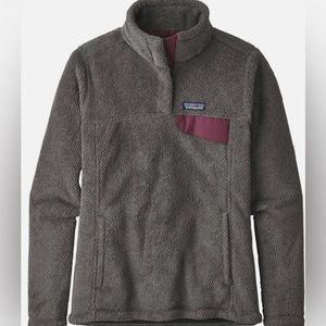 Patagonia Re Tool Snap T Gray Pullover Fleece Size M